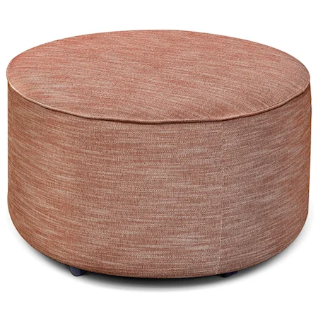 Round Cocktail Ottoman